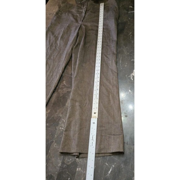 Cato Womens Dress Casual Pants Slacks Wide Leg Light Brown Size 14W Adjust Waist - Picture 15 of 16